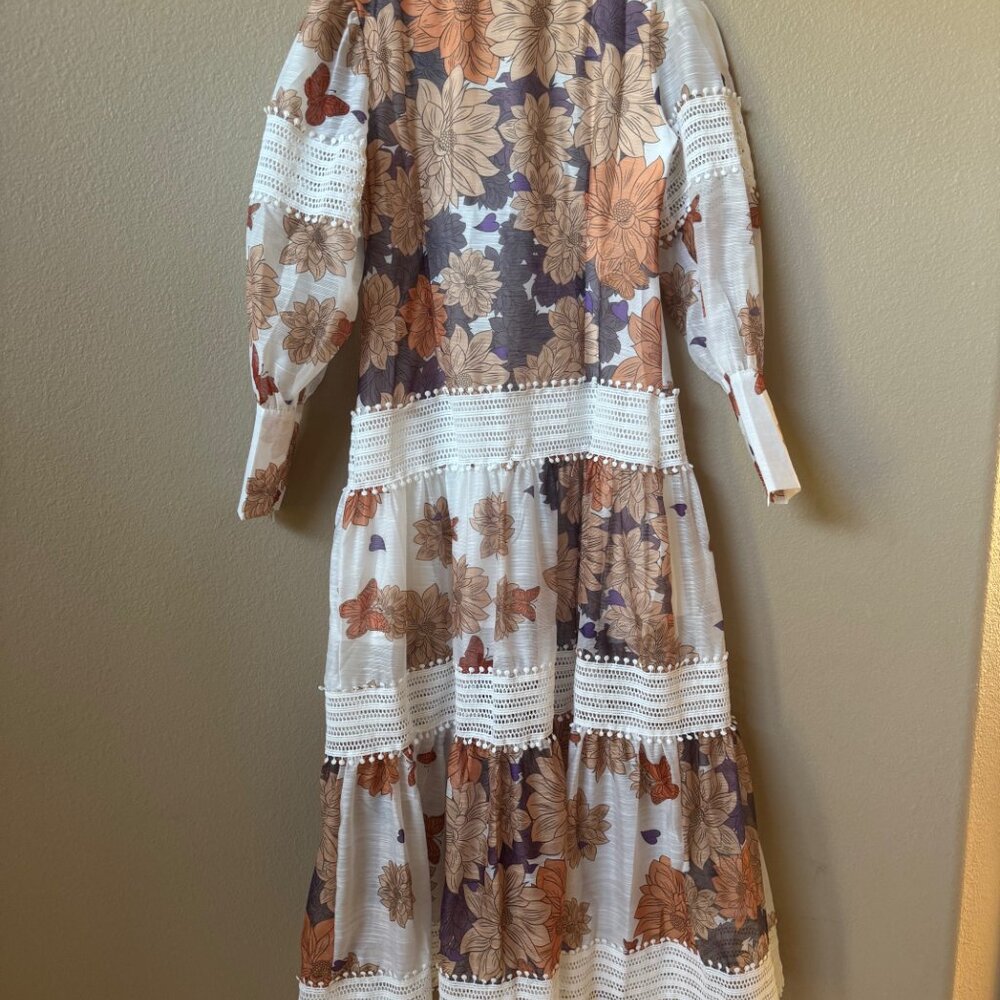 Monarch Maxi Dress in Orange - Picture 11 of 13